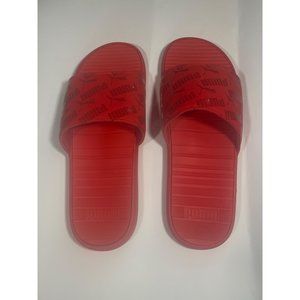 Puma mens Cool Cat Bold Graphic Slides Size size 12